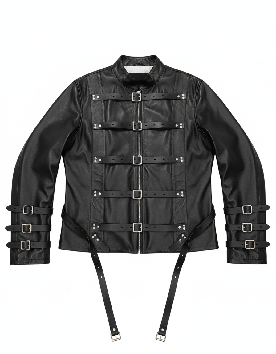 Strapped Utility Moto Jacket