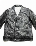 Embossed Pattern Moto Jacket