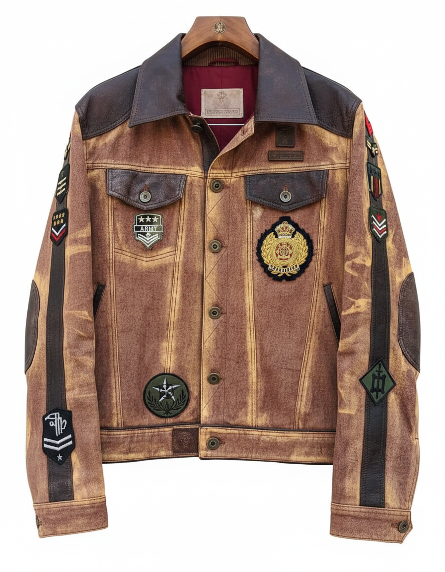 Heritage Patchwork Utility Jacket