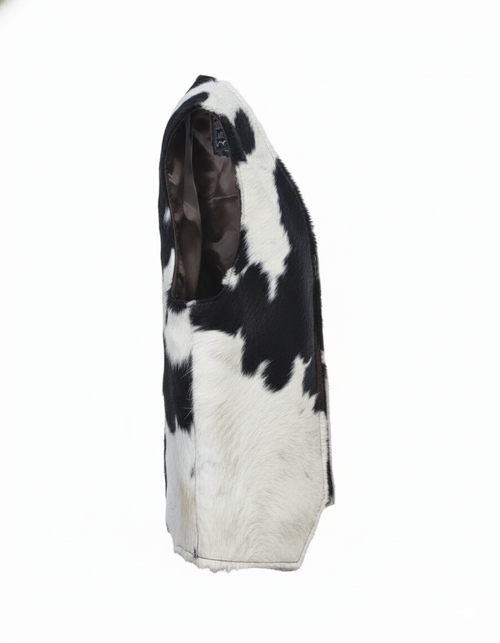 Cow Print Statement Vest
