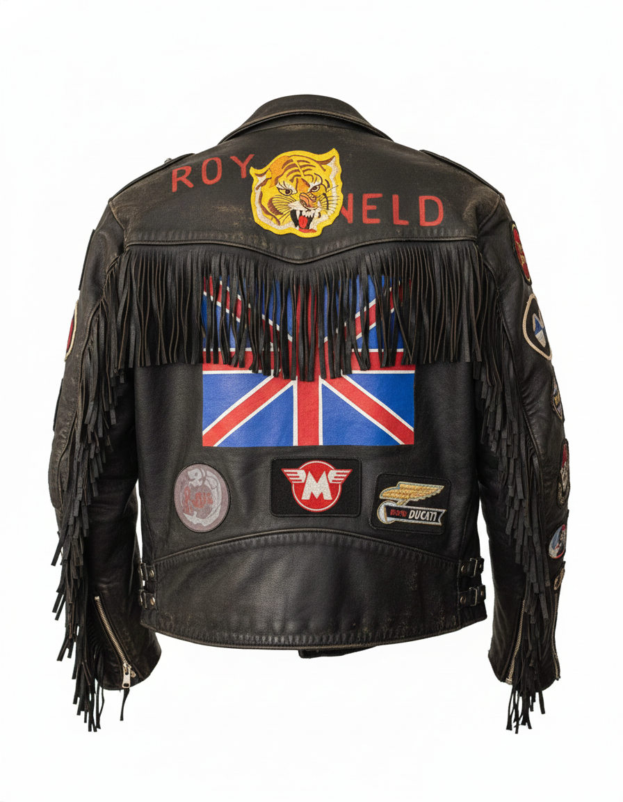 Fringed Heritage Patch Jacket
