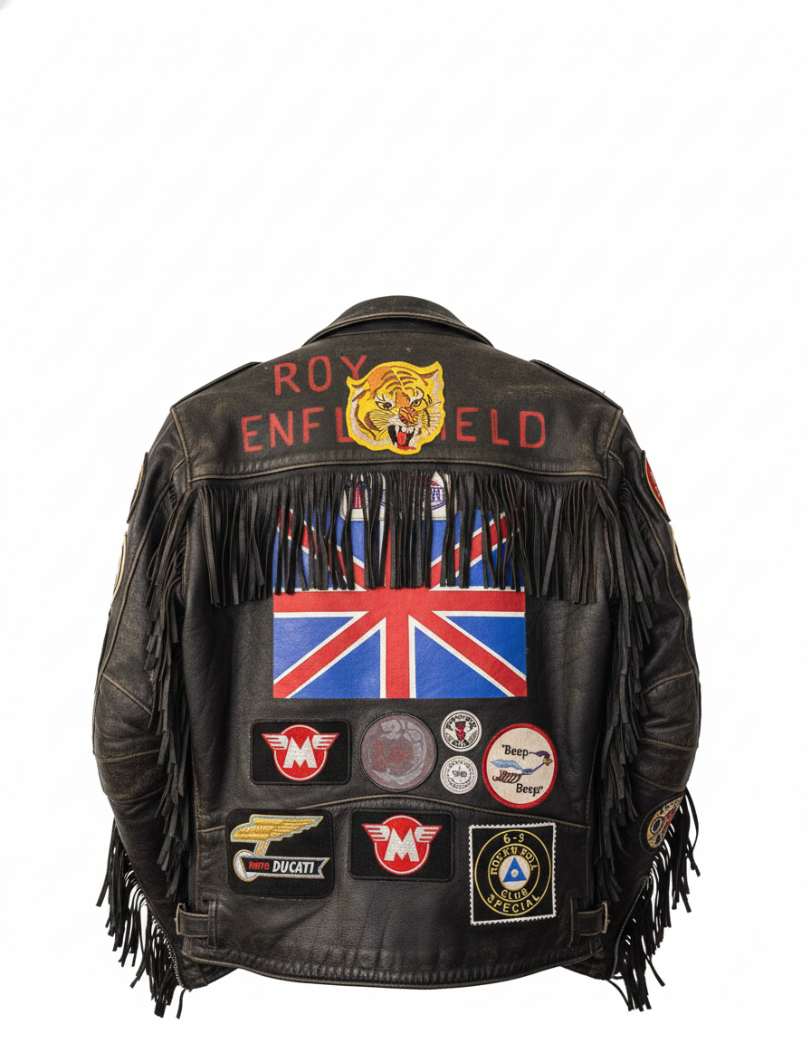 Fringed Heritage Patch Jacket
