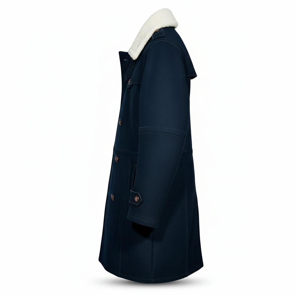 Classic Shear Collar Winter Coat