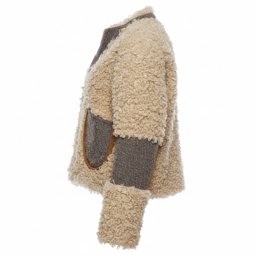 Cozy Textured Winter Jacket
