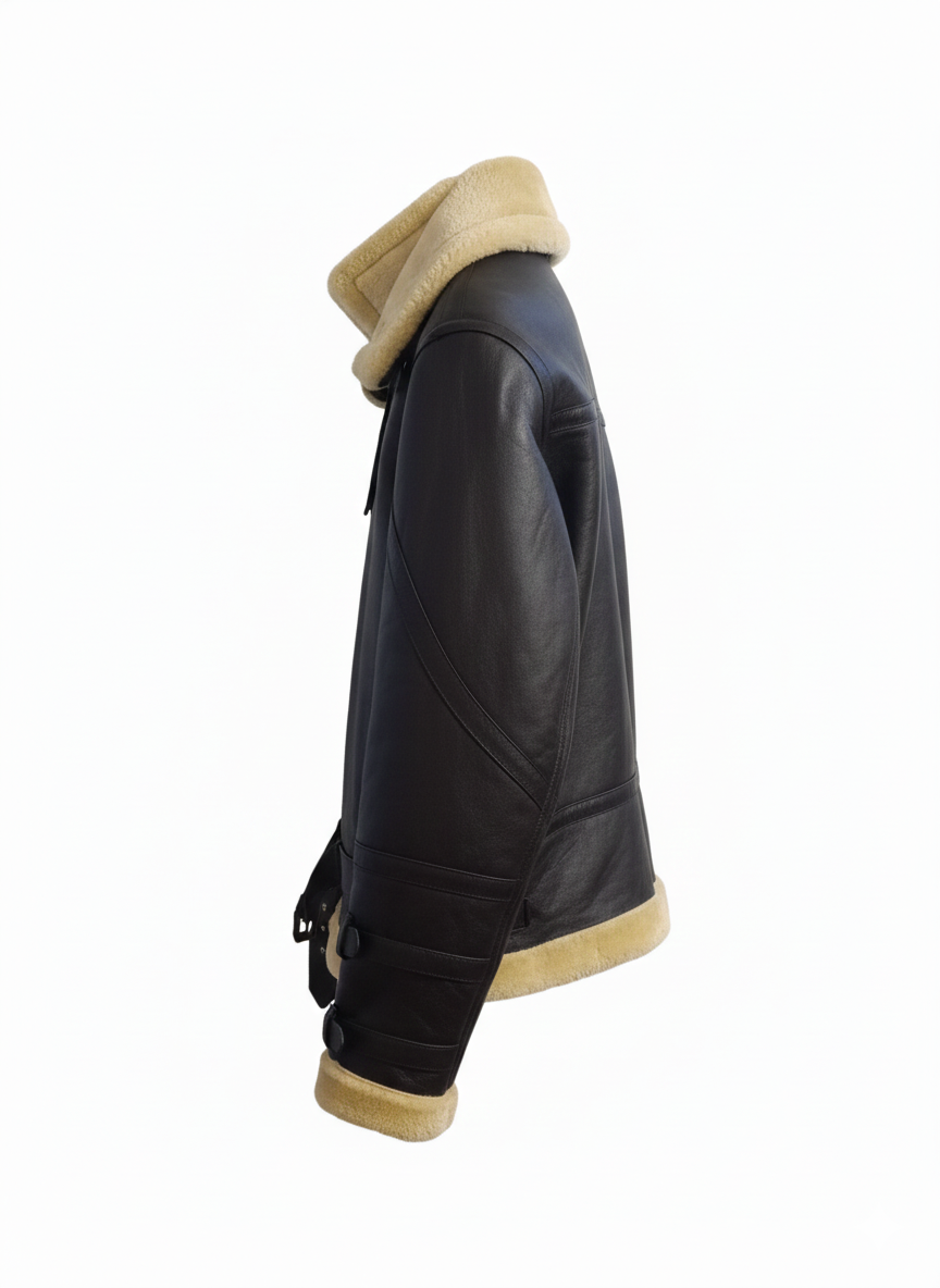 Classic Shearling Aviator Jacket