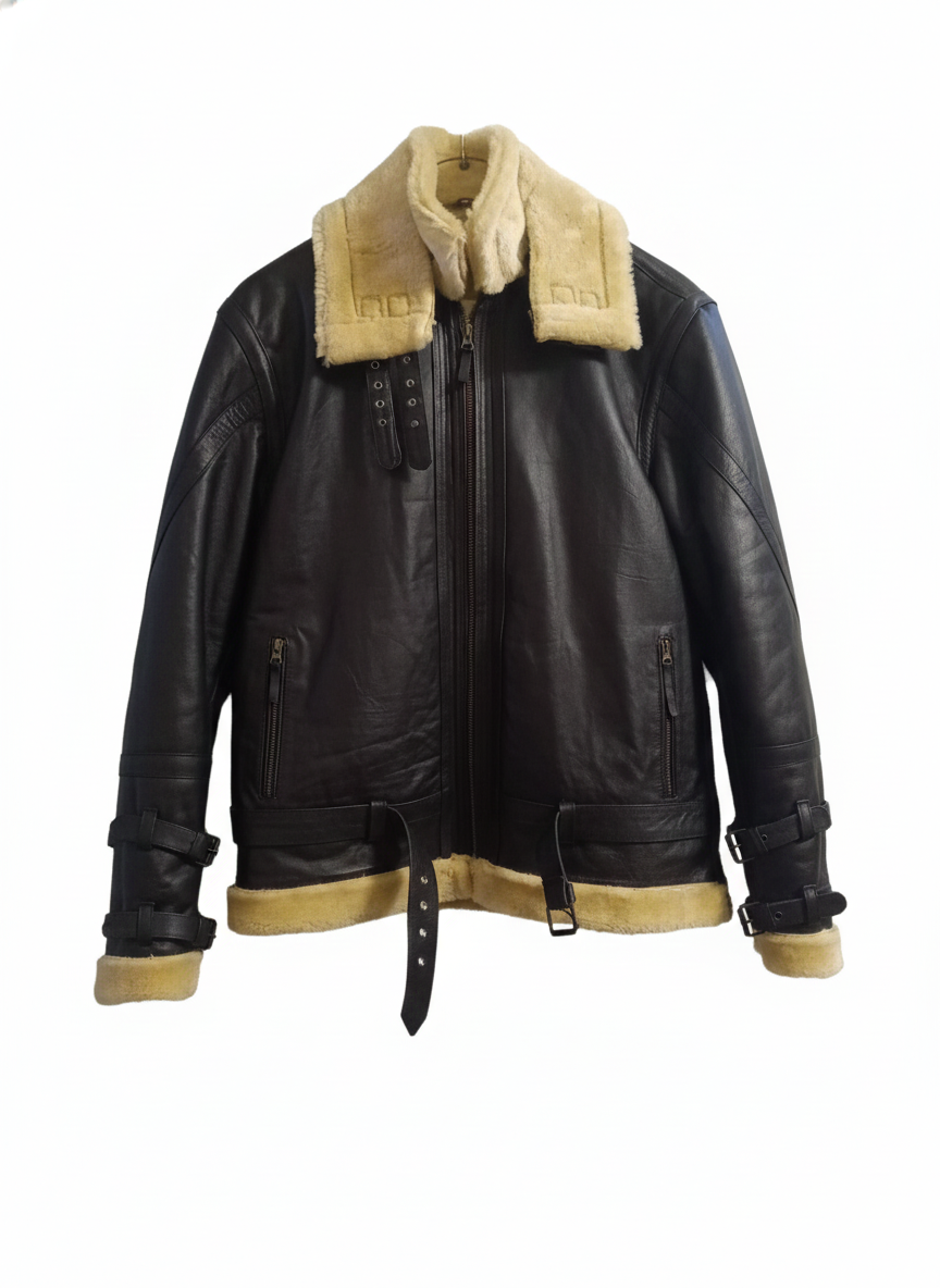 Classic Shearling Aviator Jacket