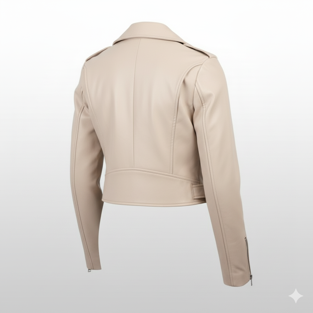 Women's cropped Lightbeige Jacket