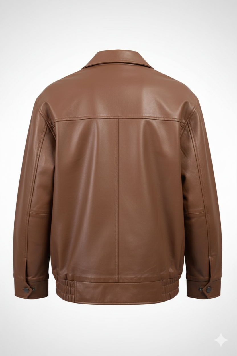 Men’s Biker Brown Jacket