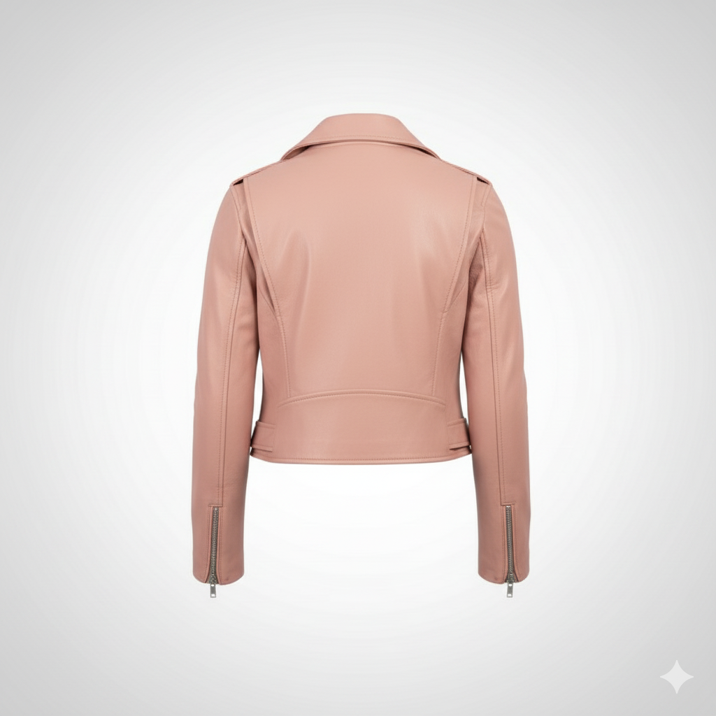 Women's cropped Pink Jacket