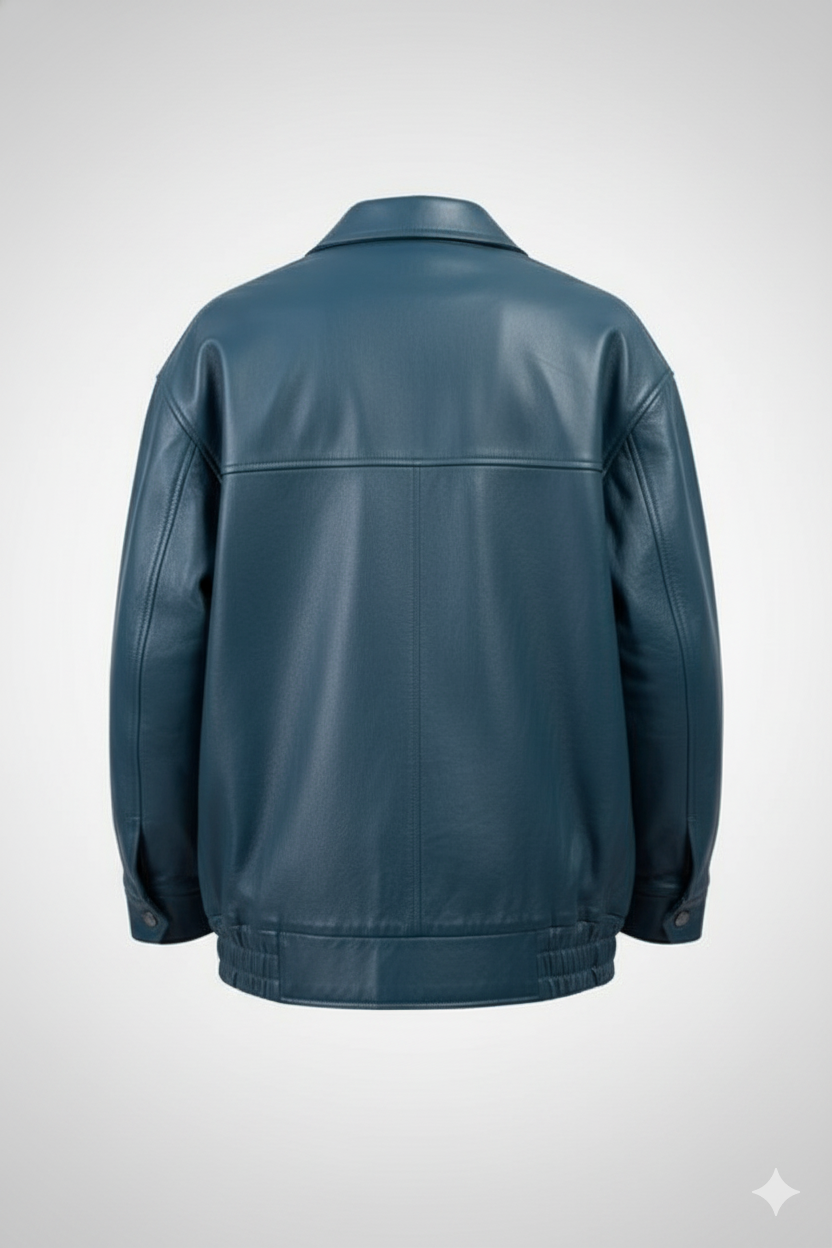 Men’s Biker  Blue Jacket