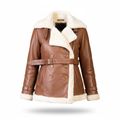The Heritage Aviatrix - Plush Wool-Style Lined Brown