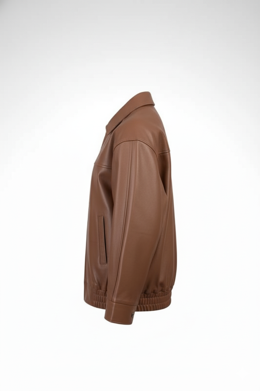 Men’s Biker Brown Jacket