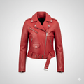Women's cropped Red Jacket
