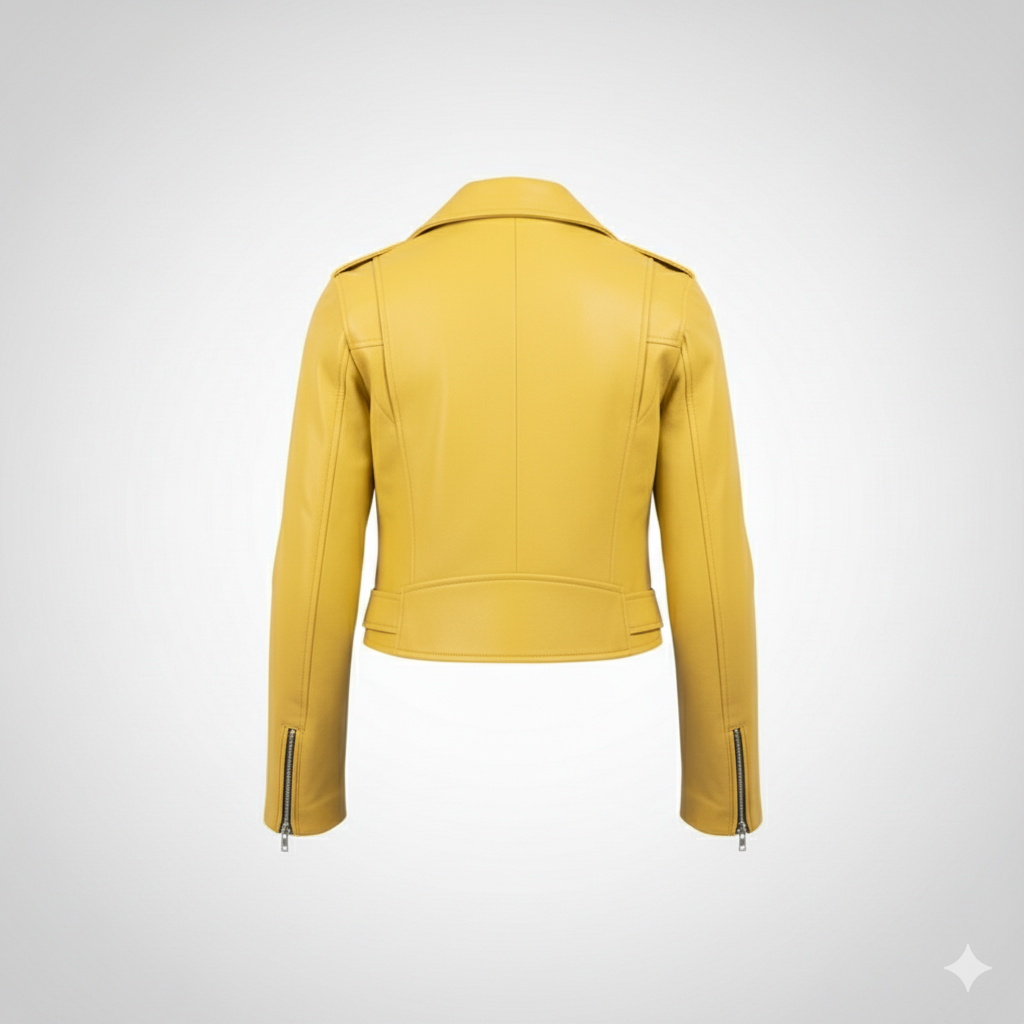 Women's cropped Yellow Jacket