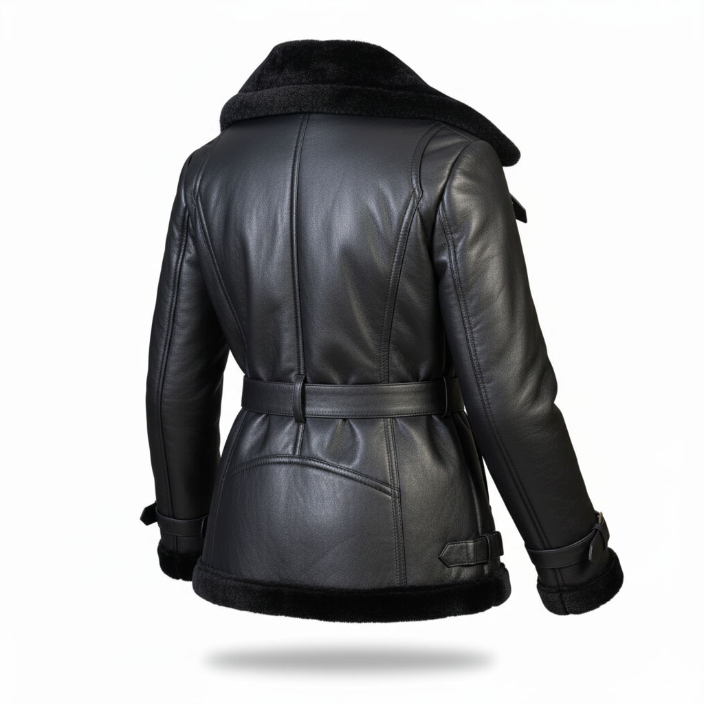 The Heritage Aviatrix - Plush Wool-Style Lined Black