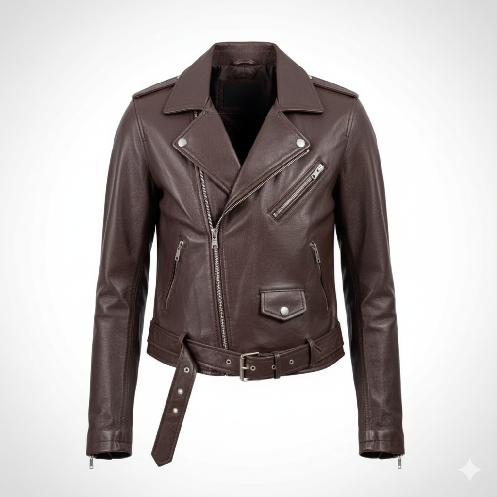 Women's Biker Brown jacket