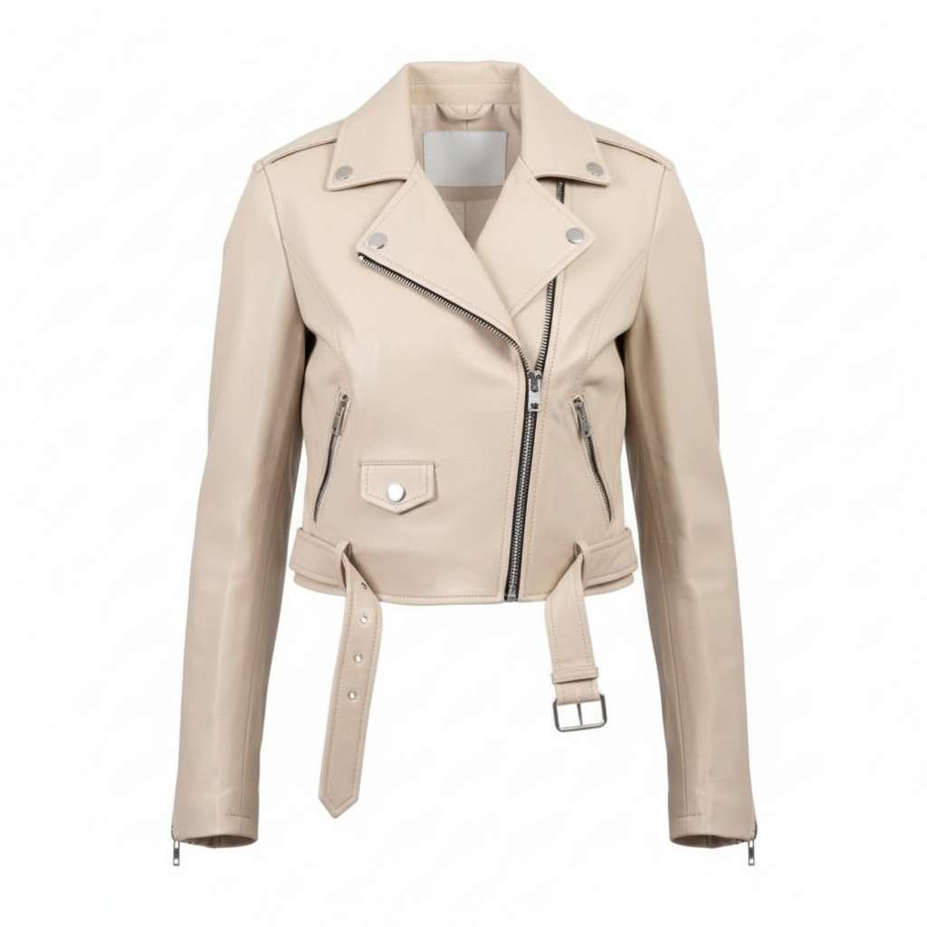 Women's cropped Lightbeige Jacket