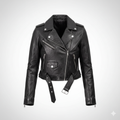 Women's Biker Black Jacket