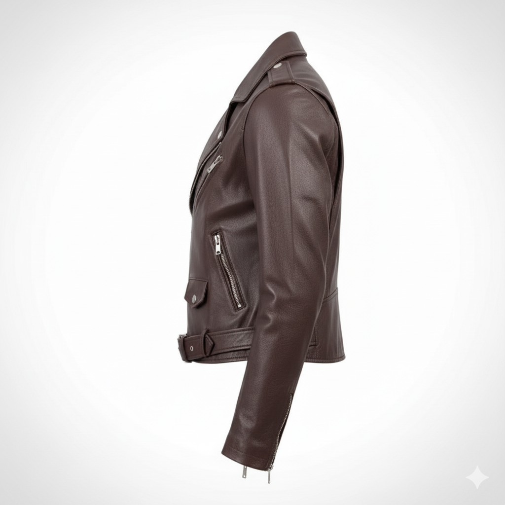 Women's Biker Brown jacket