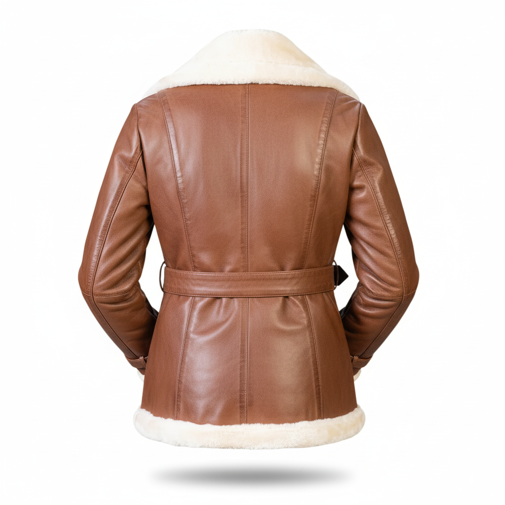 The Heritage Aviatrix - Plush Wool-Style Lined Brown