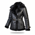The Heritage Aviatrix - Plush Wool-Style Lined Black
