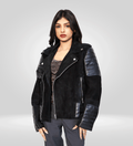 Women’s Hybrid Moto Jacket