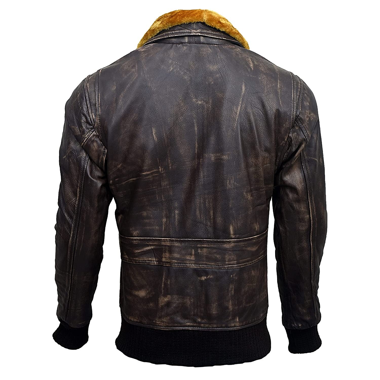 Men's reddish-brown Biker Style Jacket