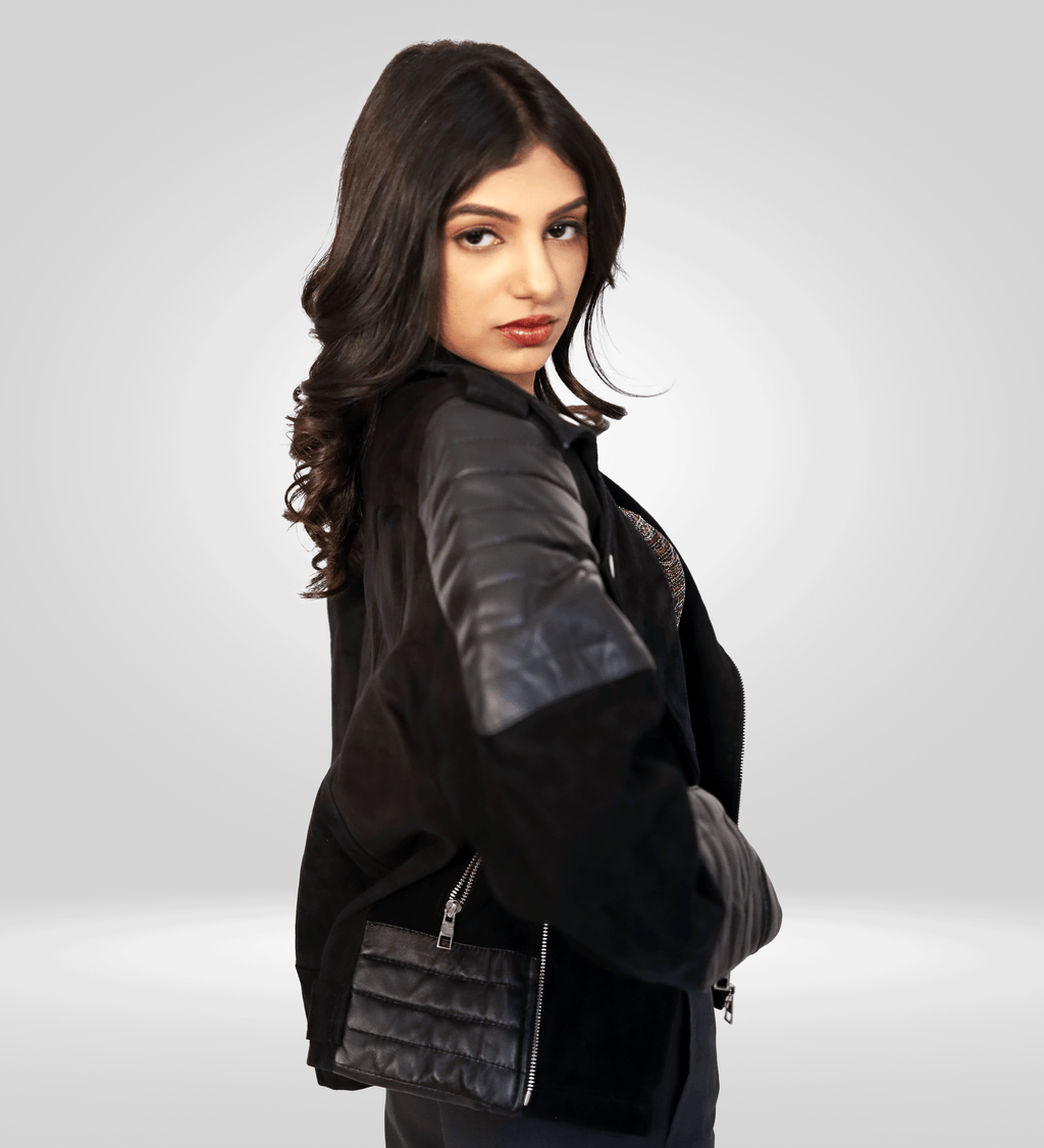Women’s Hybrid Moto Jacket